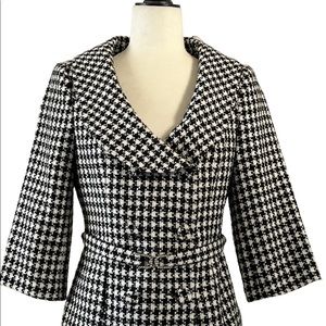 Gorgeous black and white tweed blazer size Medium
